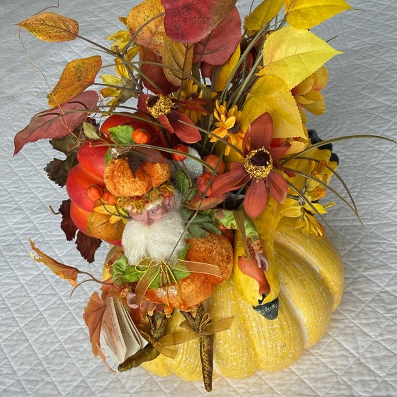 Mark Roberts Pumpkin Gourd Fairy Fall Bouquet Botanical Decor Limited Edition - Picture 15 of 15